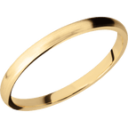 14K Yellow Gold with Satin Finish