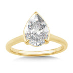 Radiant Moments Lab-Created Cushion Halo Engagement Ring