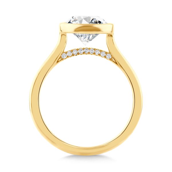 Radiant Moments Lab-Created Blooming Halo Diamond Engagement Ring