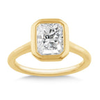 Radiant Moments Lab-Created Blooming Halo Diamond Engagement Ring