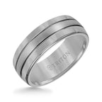 8MM Tungsten Carbide Ring - Bright Finish and Edge