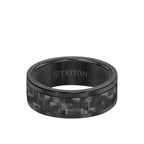8MM Tungsten and Carbon Fiber Ring