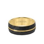 8MM Titanium Ring with Brushed Finish