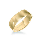 7MM Men's Wedding Band - Woven Design with Satin Finish
