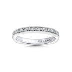 Radiant Moments Lab-Created Oval-Cut Hidden Halo Engagement Ring