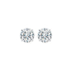 Radiant Moments Lab-Grown Diamond 3-Prong Solitaire Stud Earrings (2.00 ctw)