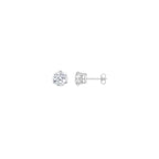 Radiant Moments Lab-Grown Diamond 3-Prong Solitaire Stud Earrings (2.00 ctw)