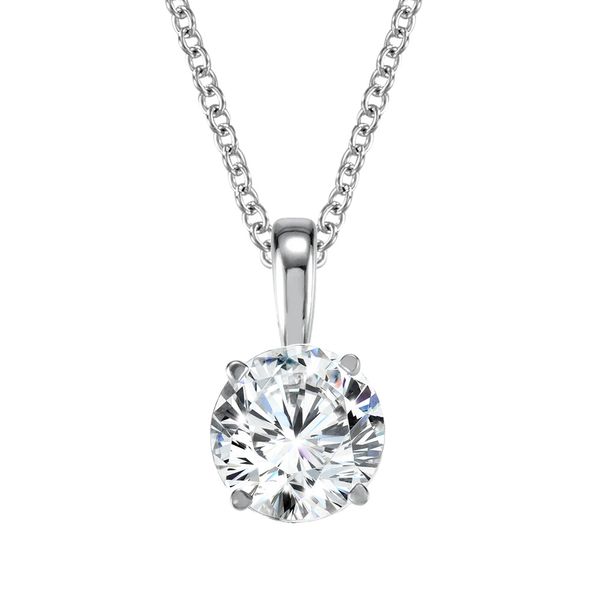 Radiant Moments Lab-Created Diamond Solitaire Engagement Ring