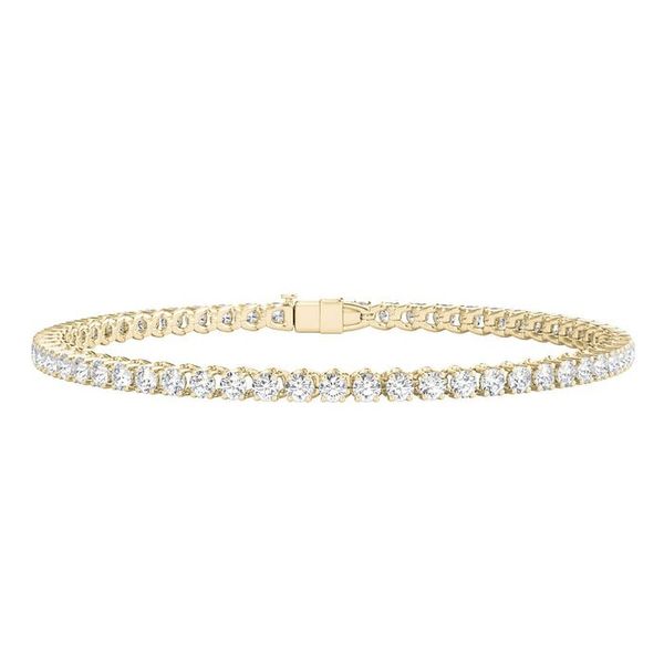 Radiant Moments Lab-Created Diamond Tennis Bracelet