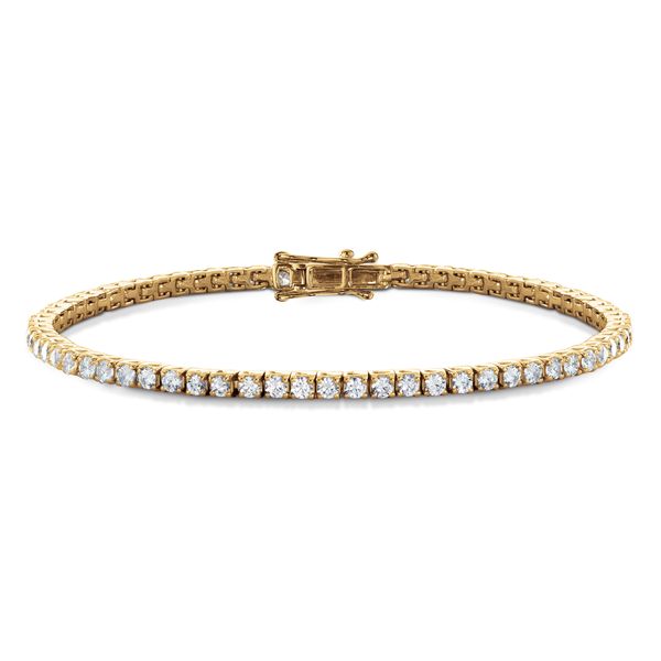 Radiant Moments Lab-Created Diamond Tennis Bracelet