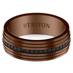 8MM Tungsten And Gemstone Band