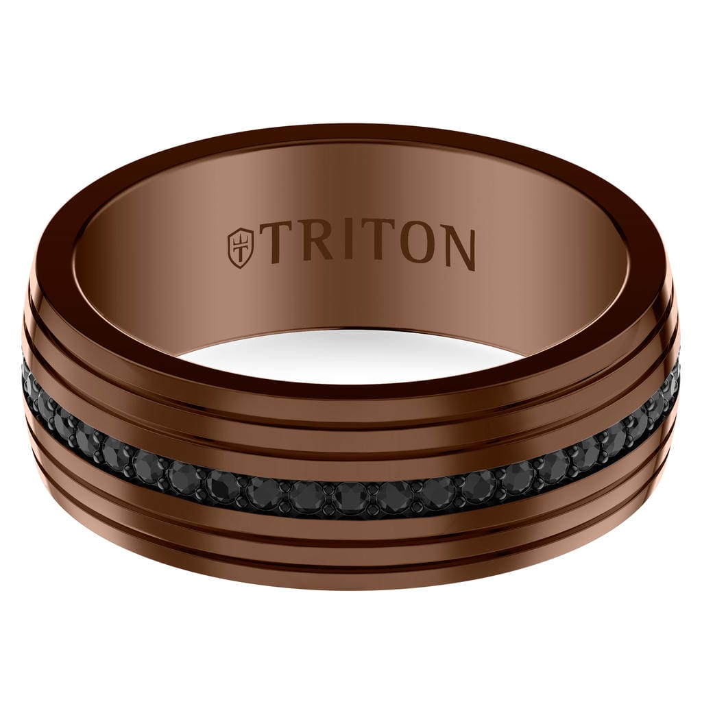 8MM Tungsten And Gemstone Band