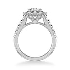 Wynona Classic Round Halo Diamond Engagement Ring