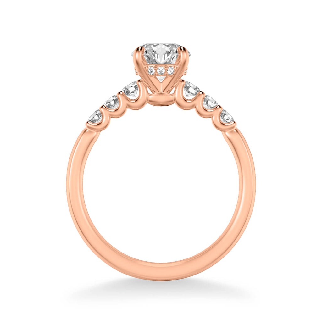 Erica Classic Side Stone Diamond Engagement Ring