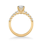 Faye Classic Side Stone Diamond Engagement Ring