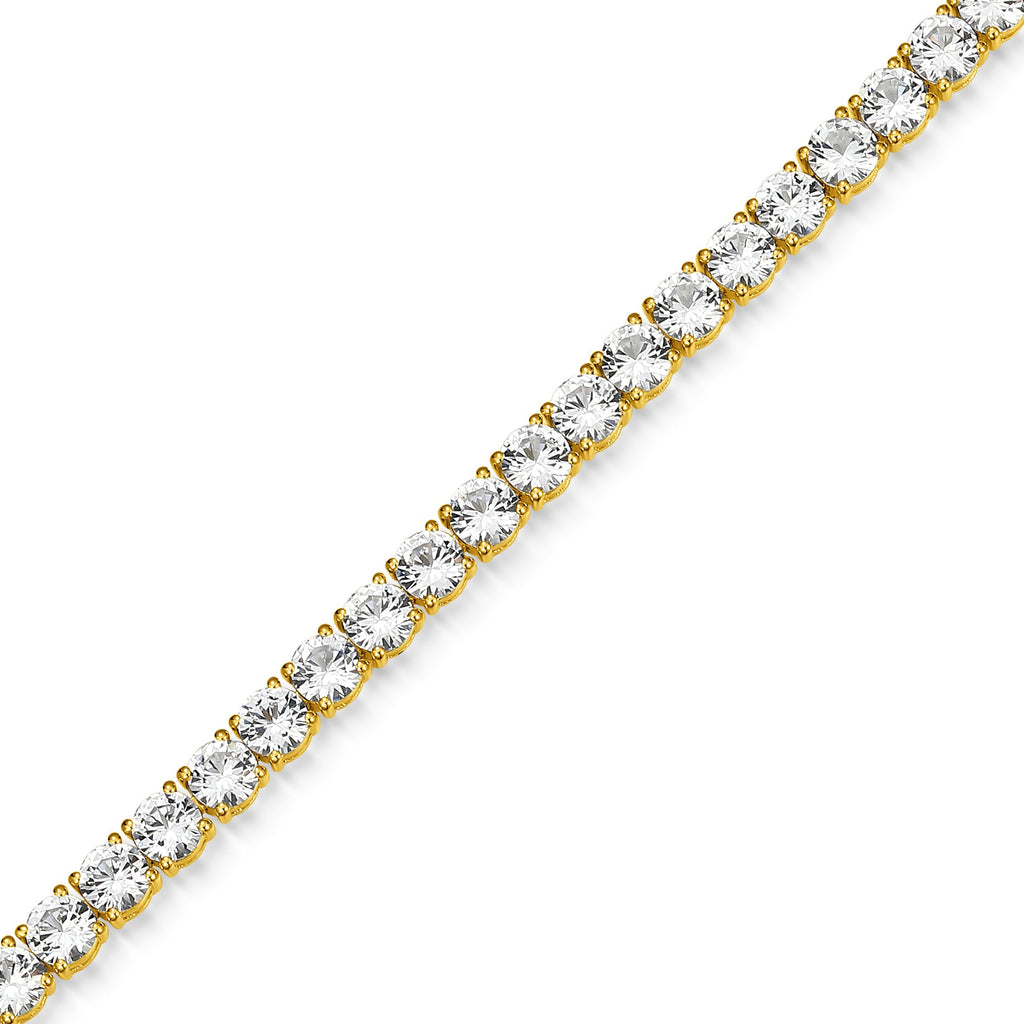 UB0120 - Basic Lab-Created White Sapphire Tennis Bracelet