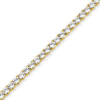 UB0120 - Basic Lab-Created White Sapphire Tennis Bracelet