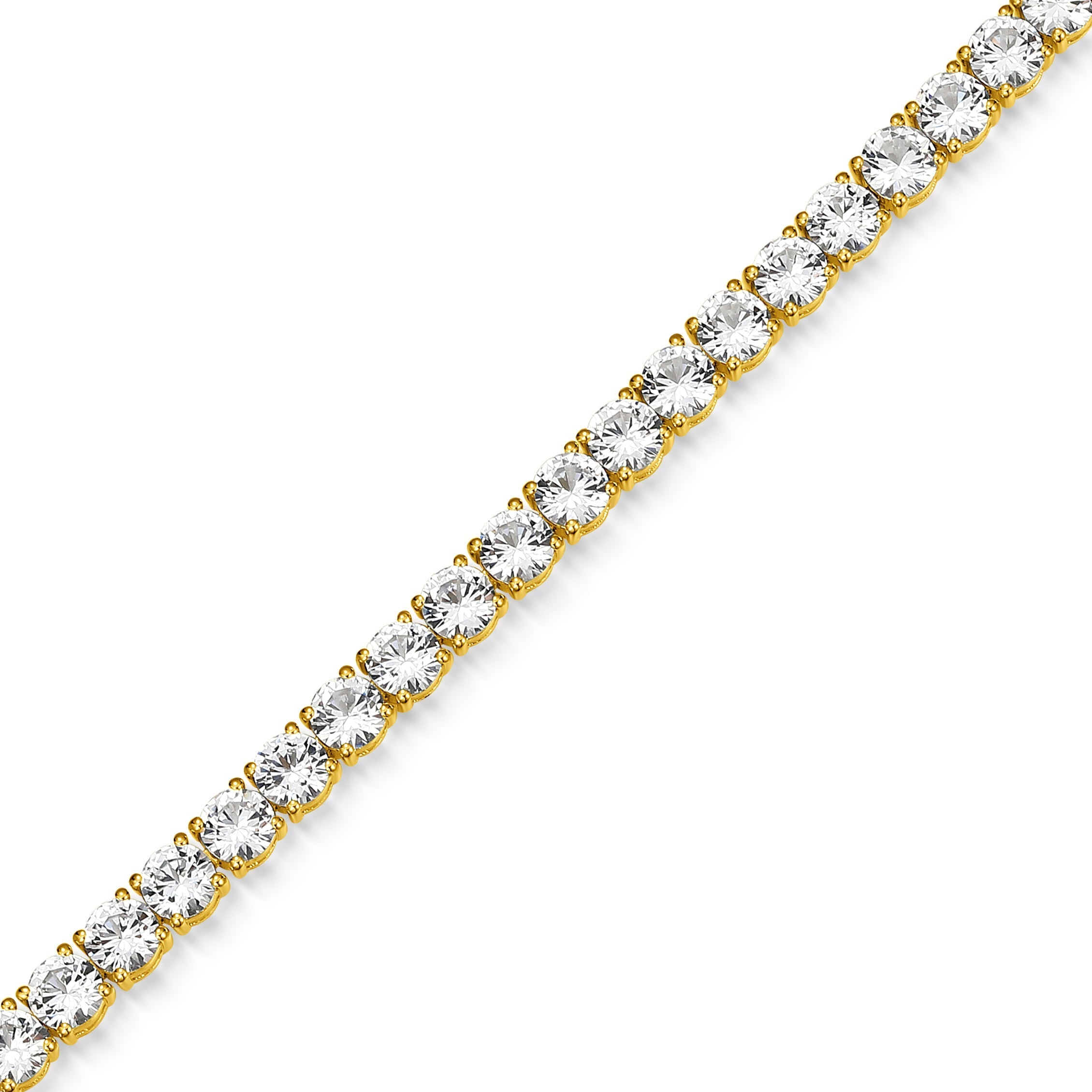 UB0120 - Basic Lab-Created White Sapphire Tennis Bracelet