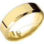 14K Yellow Gold with Polish , Polish Finish