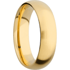 14K Yellow Gold with Satin Finish