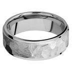 14K White Gold with Rock , Polish Finish