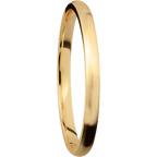 14K Yellow Gold with Satin Finish