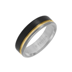 6.5MM Tungsten Carbide Ring with Brushed Finish