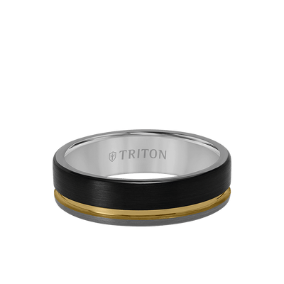 6.5MM Tungsten Carbide Ring with Brushed Finish