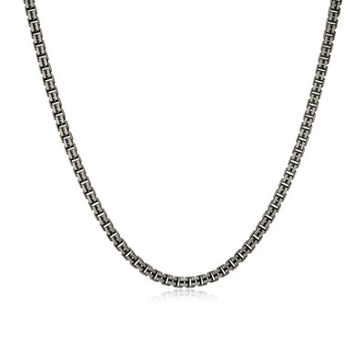 UN0034 - Italian Chain Sterling Silver Necklace