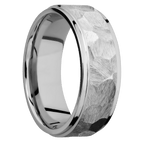14K White Gold with Rock , Polish Finish