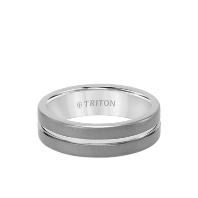 7MM Tungsten Carbide Ring with Sandblast Finish