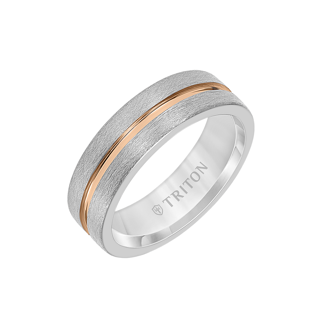 7MM Tungsten Carbide Ring with Sandblast Finish