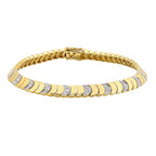 14Kt Yellow Gold Diamond 1/2Ctw Bracelet