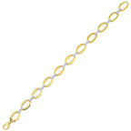 14Kt White Yellow Gold Diamond 1/2Ctw Bracelet