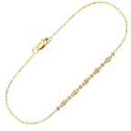 14Kt White Gold Diamond 1/6Ctw Bracelet