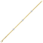 14Kt Yellow Gold Diamond 1/6Ctw Bracelet