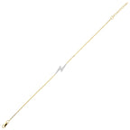 14Kt Yellow Gold Diamond 1/6Ctw Bracelet