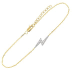 14Kt Yellow Gold Diamond 1/6Ctw Bracelet