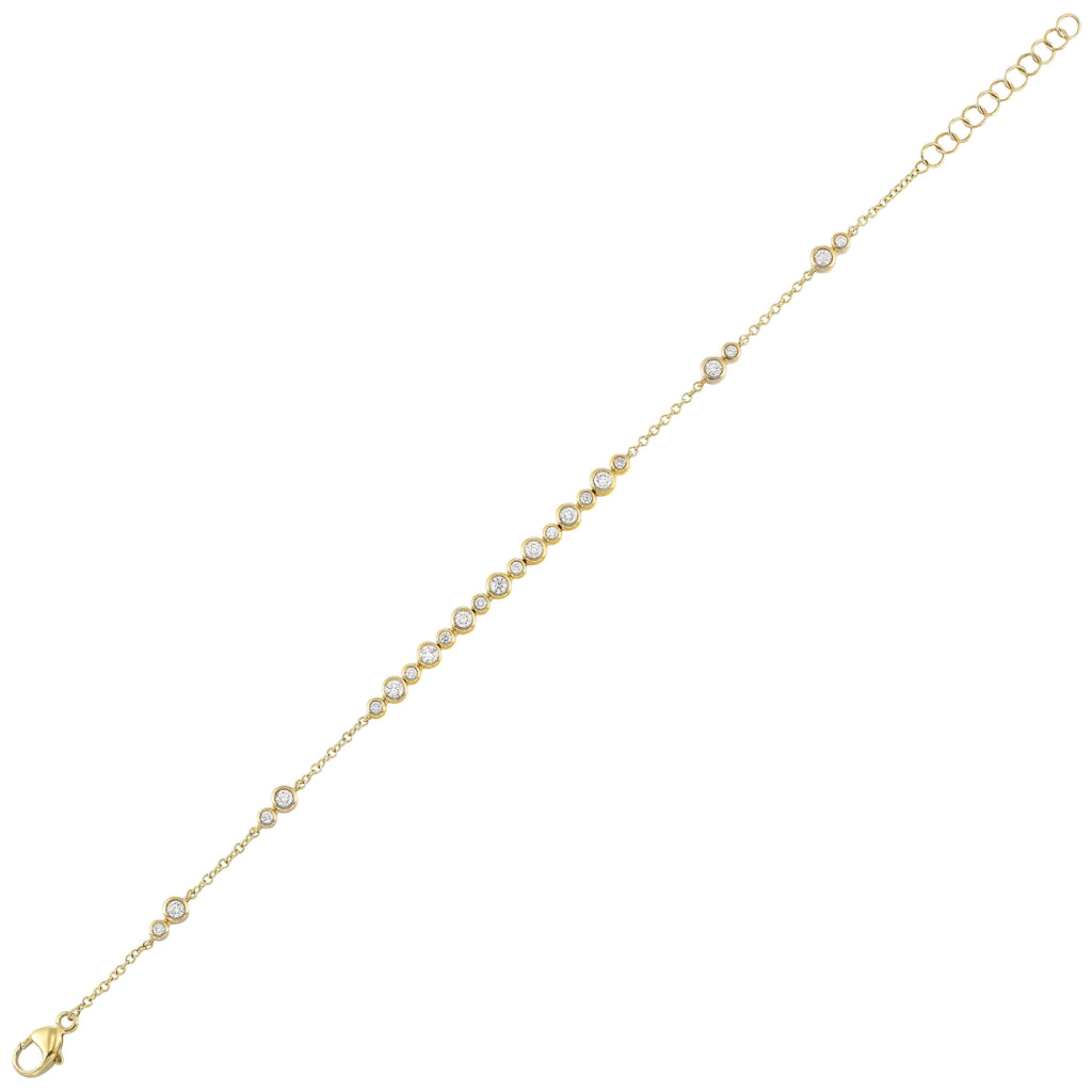 14Kt Yellow Gold Diamond 1/2Ctw Bracelet