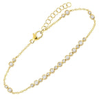 14Kt Yellow Gold Diamond 1/2Ctw Bracelet