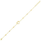 14Kt Yellow Gold Diamond 1/20Ctw Bracelet