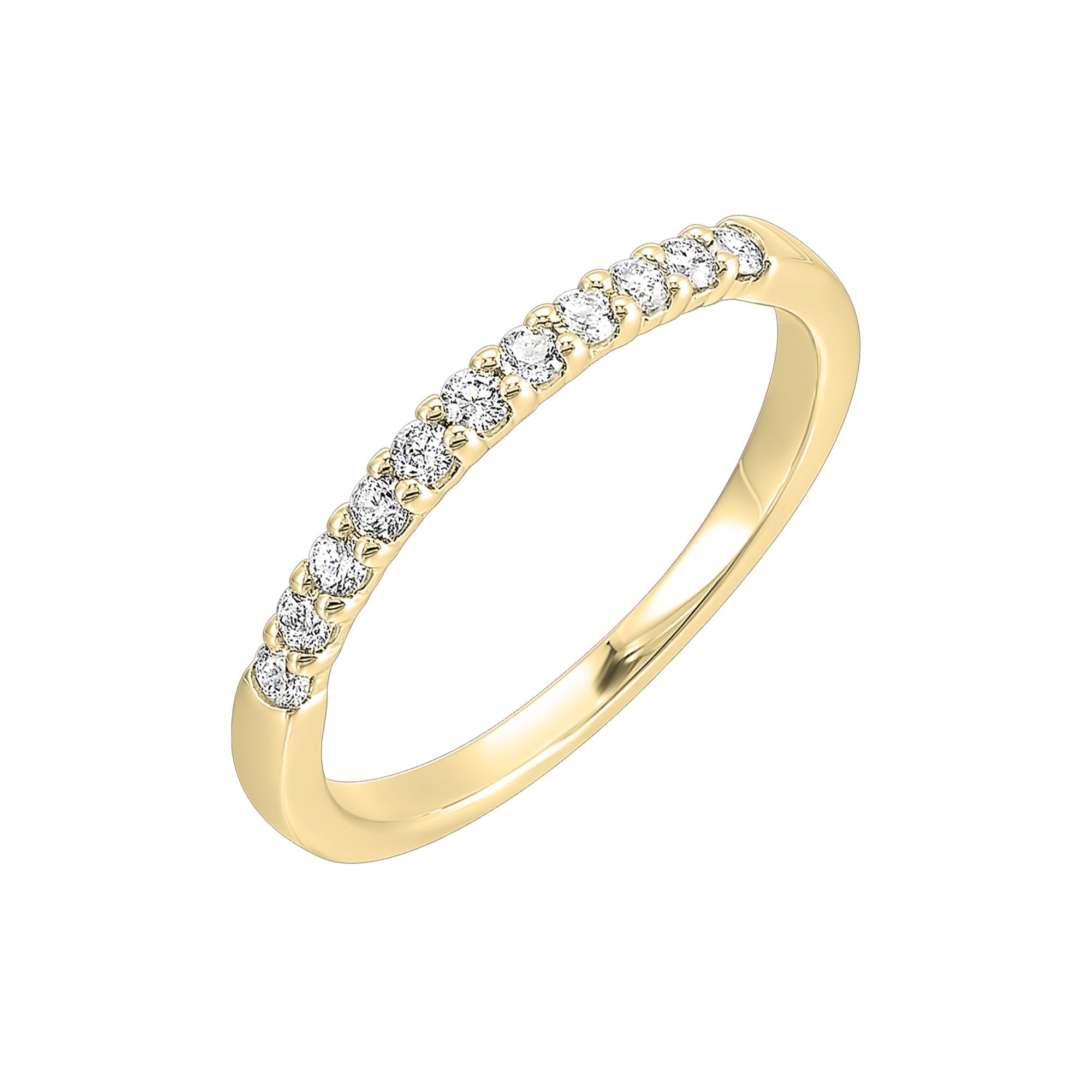 14Kt Yellow Gold Diamond 1/4Ctw Ring