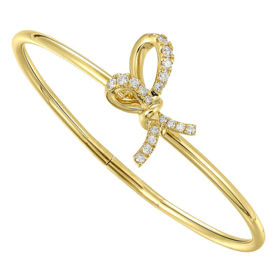 14Kt Yellow Gold Diamond 1/2Ctw Bangle
