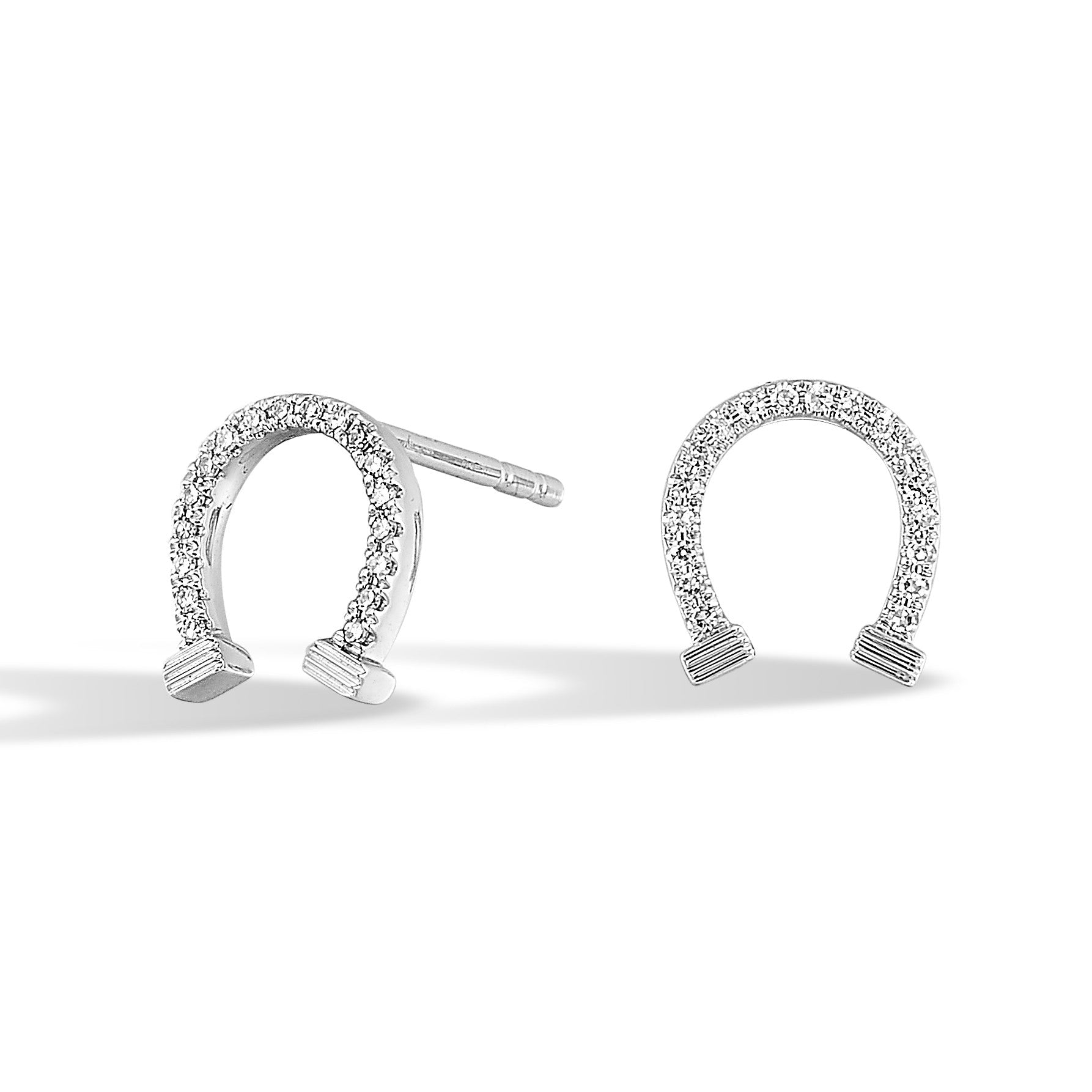 14Kt White Gold Diamond 1/15Ctw Earring