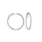 14Kt White Gold Diamond 1Ctw Earring