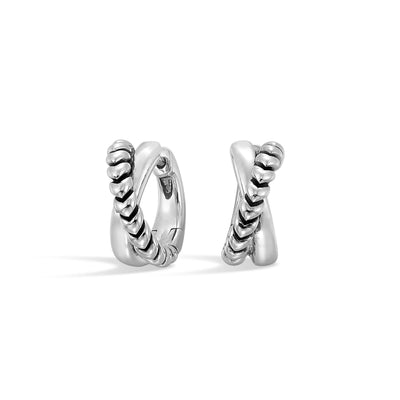 Silver White Earring