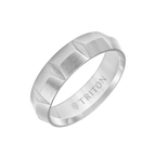 6MM Titanium Carved Ring with Brushed Finish