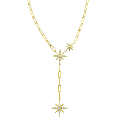 14Kt Yellow Gold Diamond 1/4Ctw Necklace
