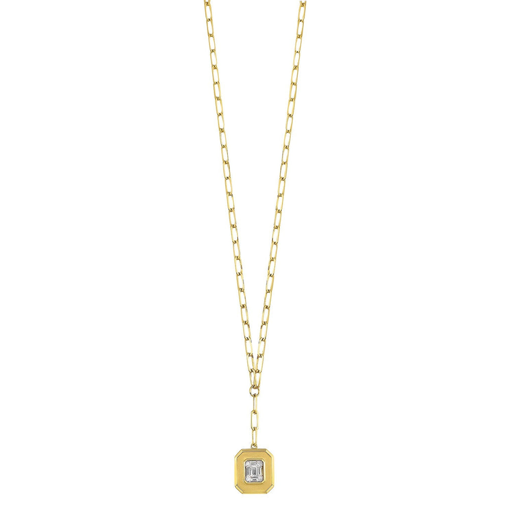 14Kt Yellow Gold Diamond 1/7Ctw Necklace