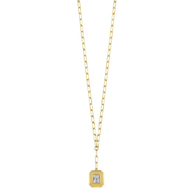 14Kt Yellow Gold Diamond 1/7Ctw Necklace